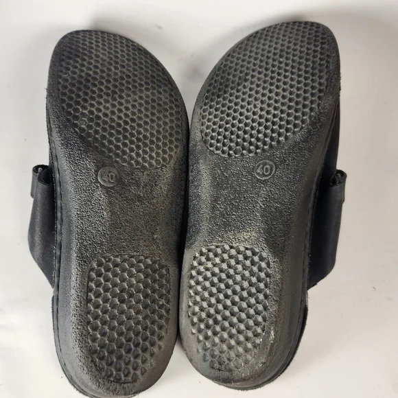 NAOT Women's Sandal 9 EU 40 Black Leather Comfort Casual Slip On Open Toe Shoe - Picture 7 of 10